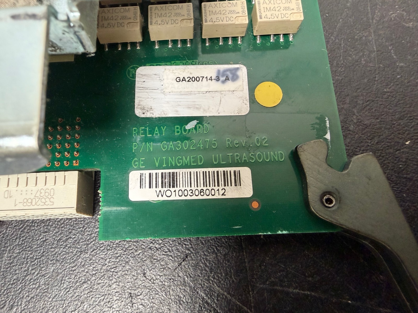 GE LOGIQ E9 - GRLY Board Assembly GA302475 REV 2