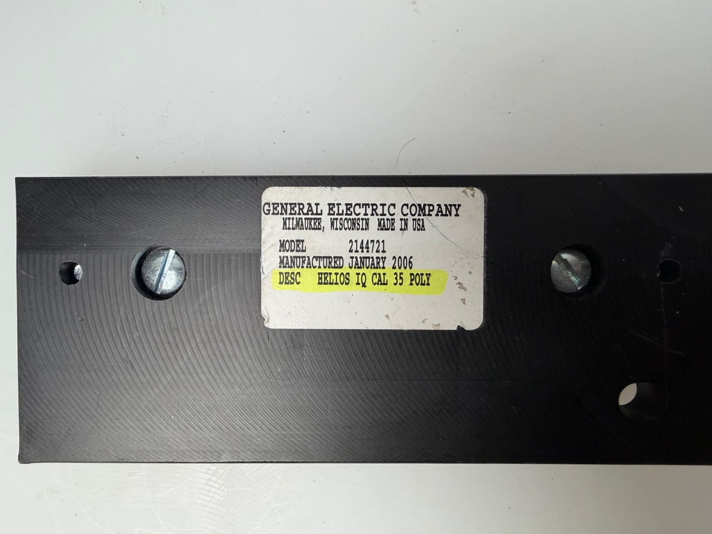 GE 2144721 Helios IQ CAL 35 Poly Phantom