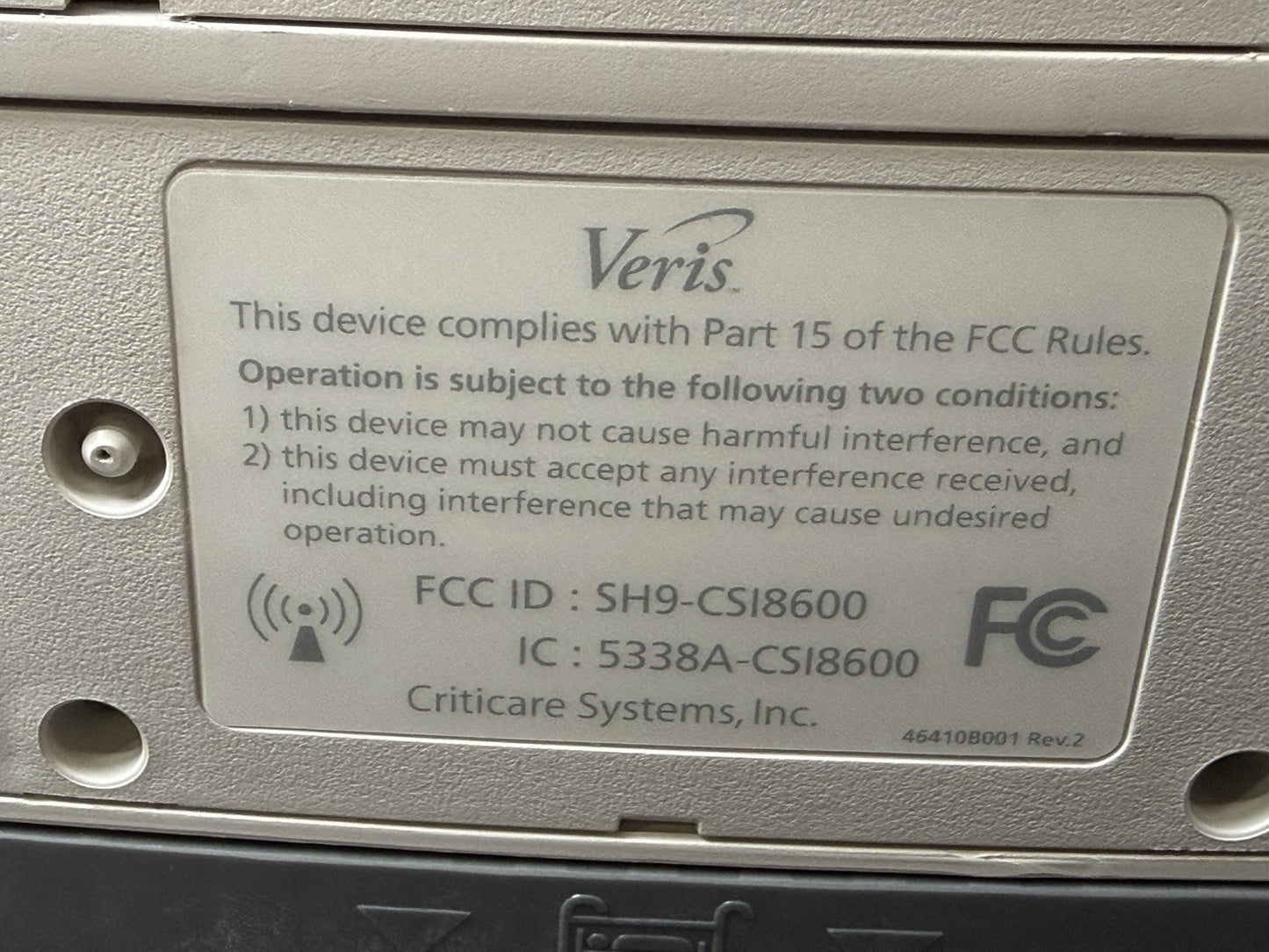 Medrad Veris 8600 MRI Monitor