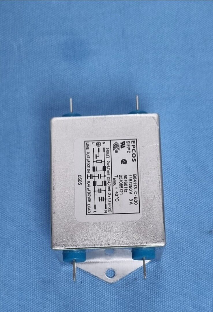 Siemens  Epcos B84113-C-B30 Power Line Filter 115/250V