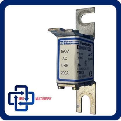 Ferraz Shawmut Protistor DN000UB69V200L 690V 200A Fuse Y330186