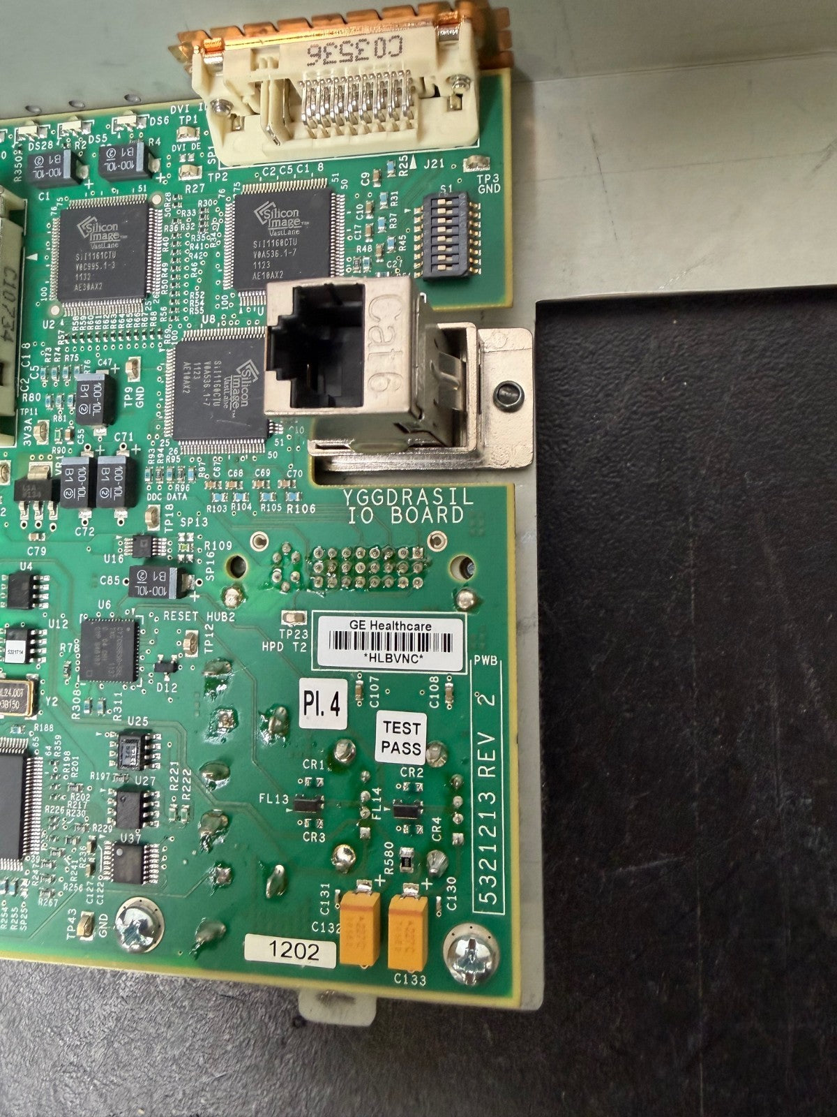 GE LOGIQ E9 - I/O BOARD - P/N 5321213 - REV 2