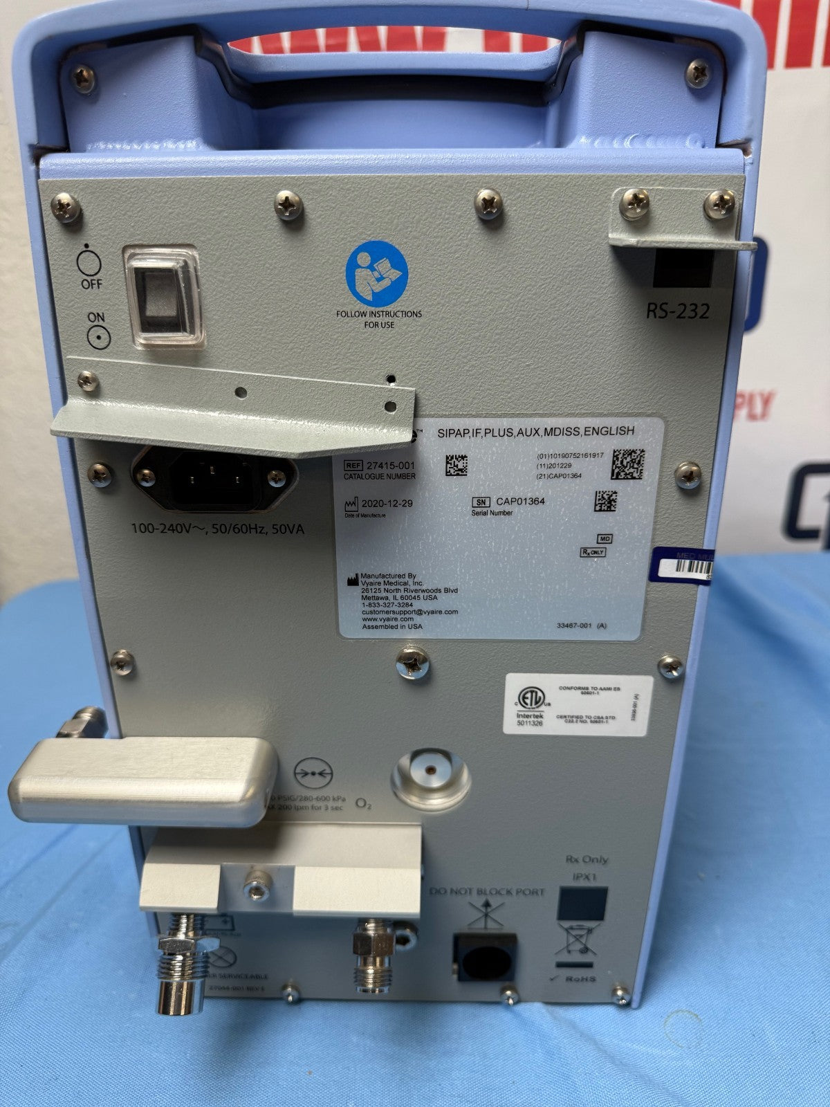 Carefusion Infant flow Monitor