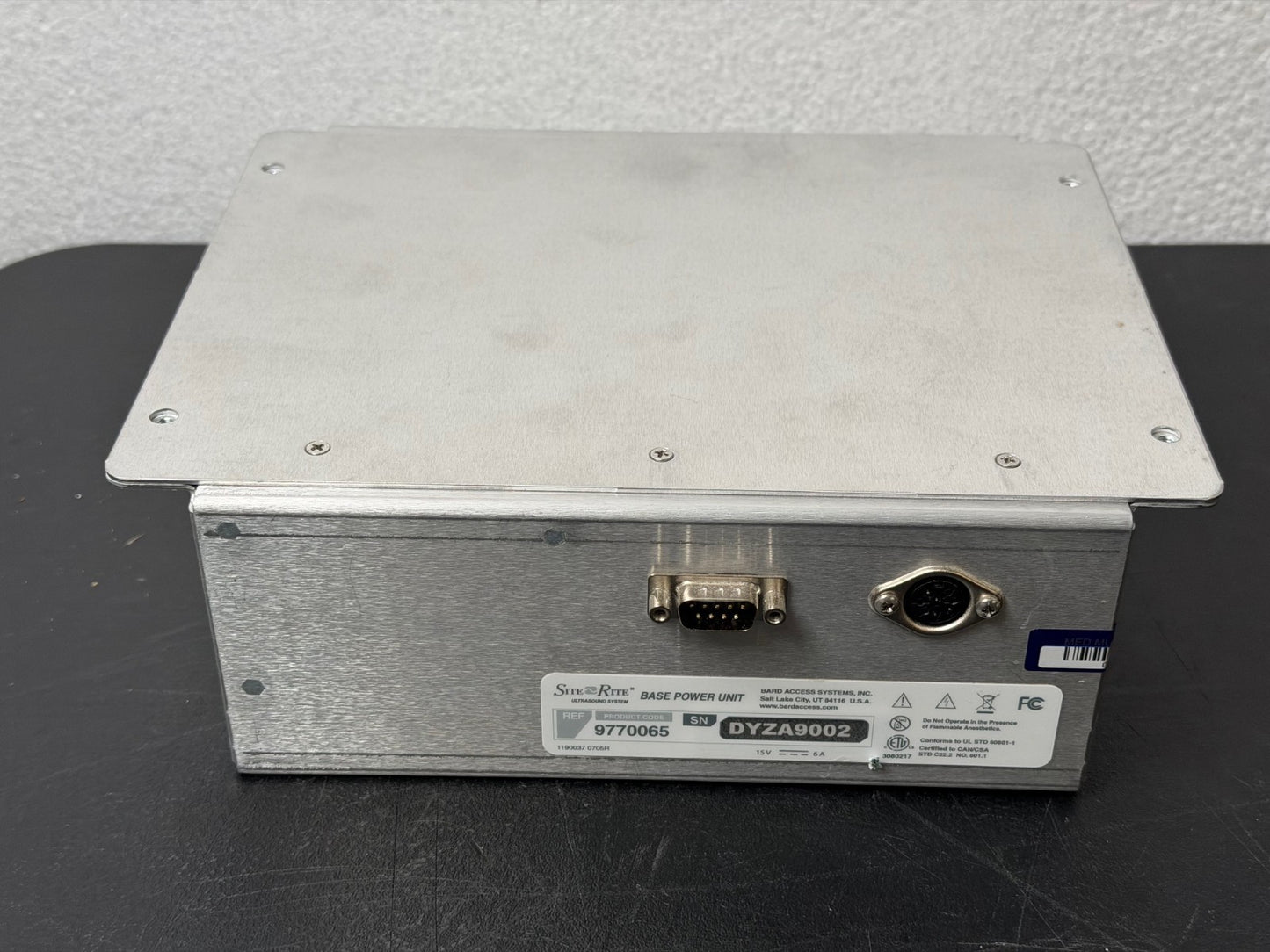 Bard Site Rite 6 Ultrasound System -  BASE POWER UNIT 9770065