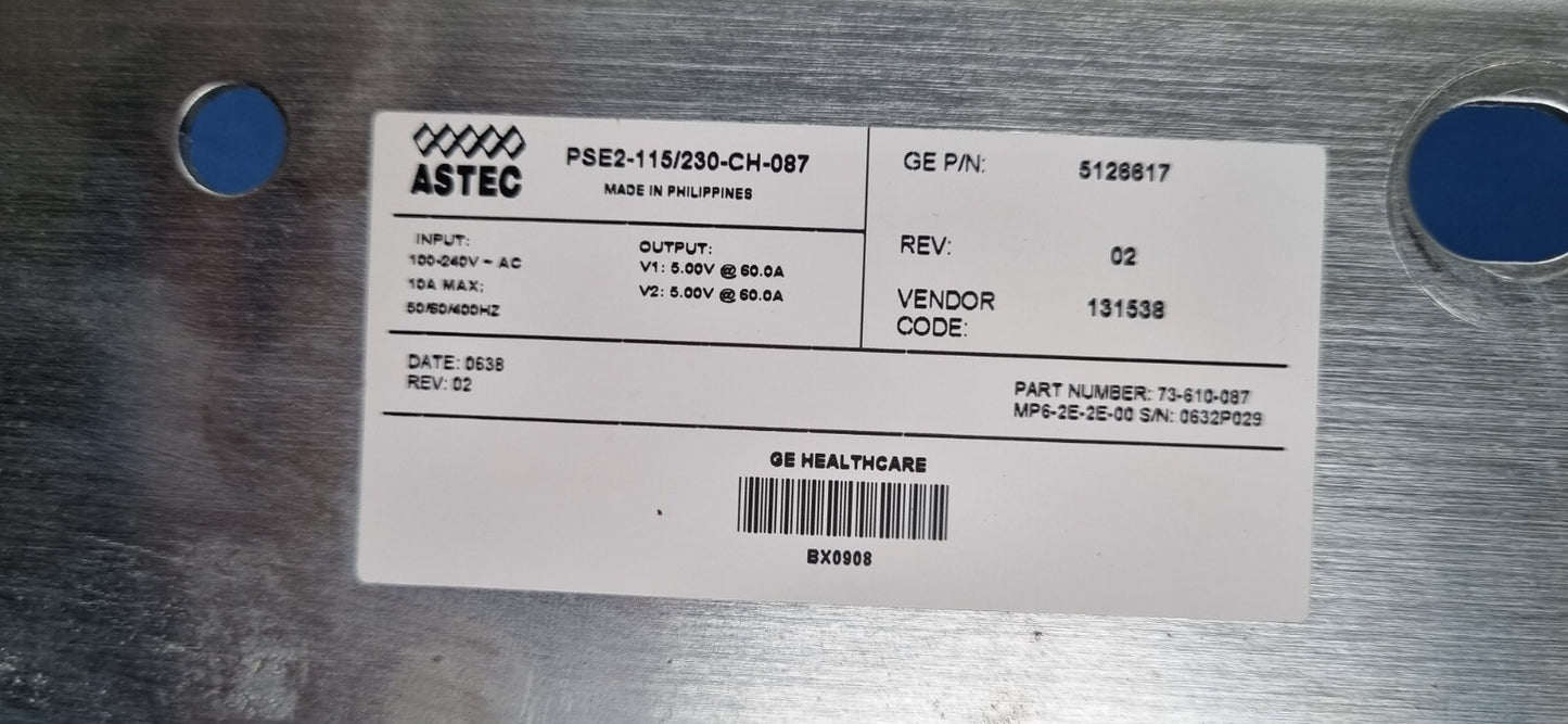 GE LIGHTSPEED  - AZTEC ANALOG GDAS P/S - 5126617 5
