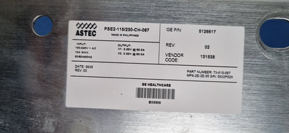 GE LIGHTSPEED  - AZTEC ANALOG GDAS P/S - 5126617 5
