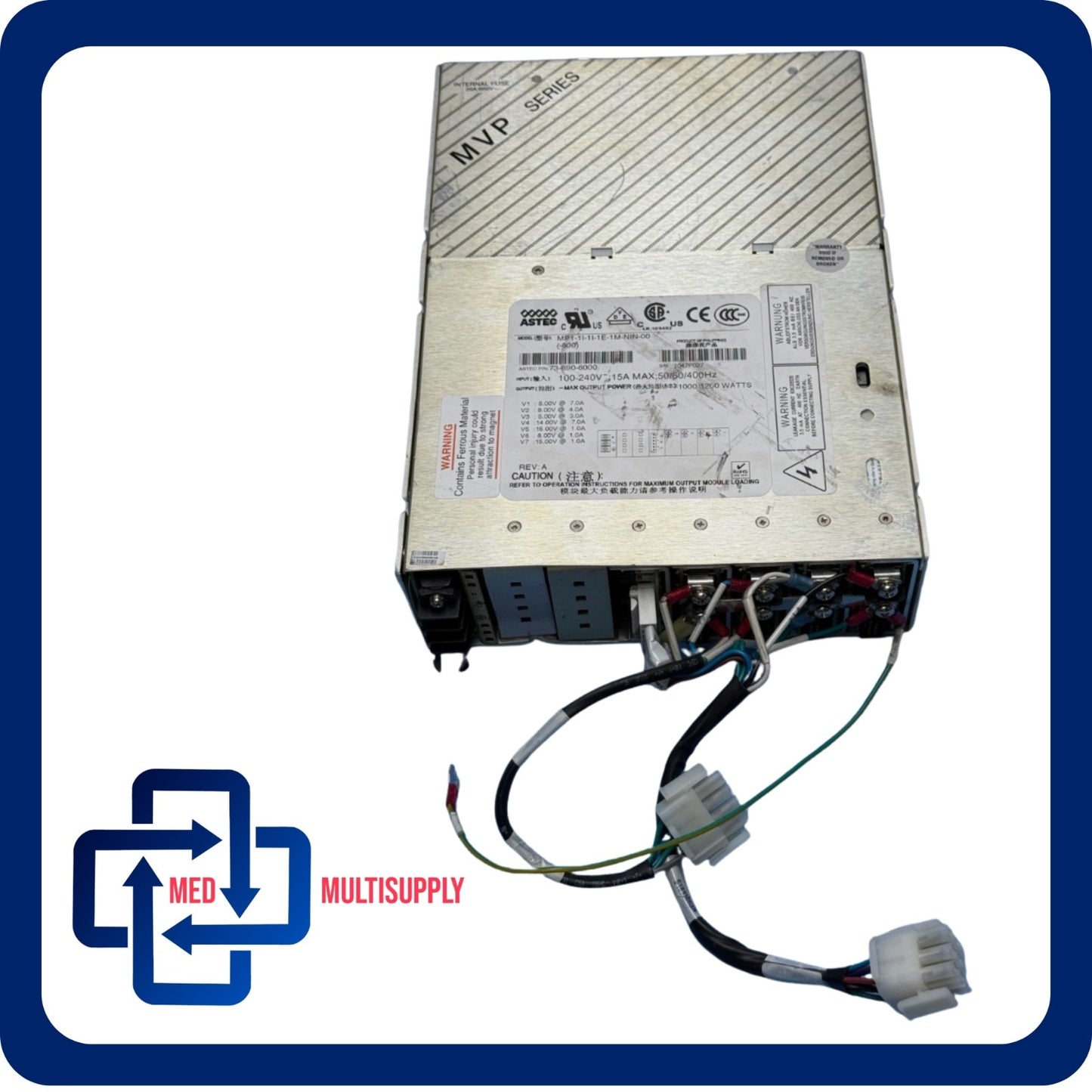ASTEC MVP - MP1-1L-1L-1E-1M-NIN-00 - P/N 73-690-6000