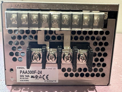 COSEL PAA300F-24 24V 14A POWER SUPPLY