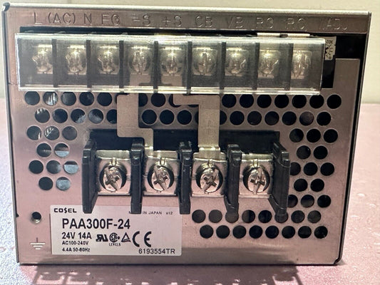 COSEL PAA300F-24 24V 14A POWER SUPPLY
