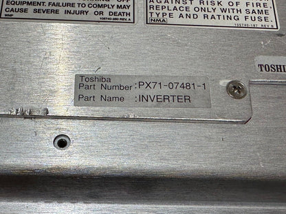 TOSHIBA AQUILION 64  - INVERTER - PX71-07481