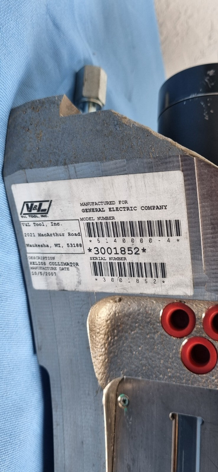 GE LIGHTSPEED PRO 16 SLICE CT  - COLLIMATOR - 5140000-4