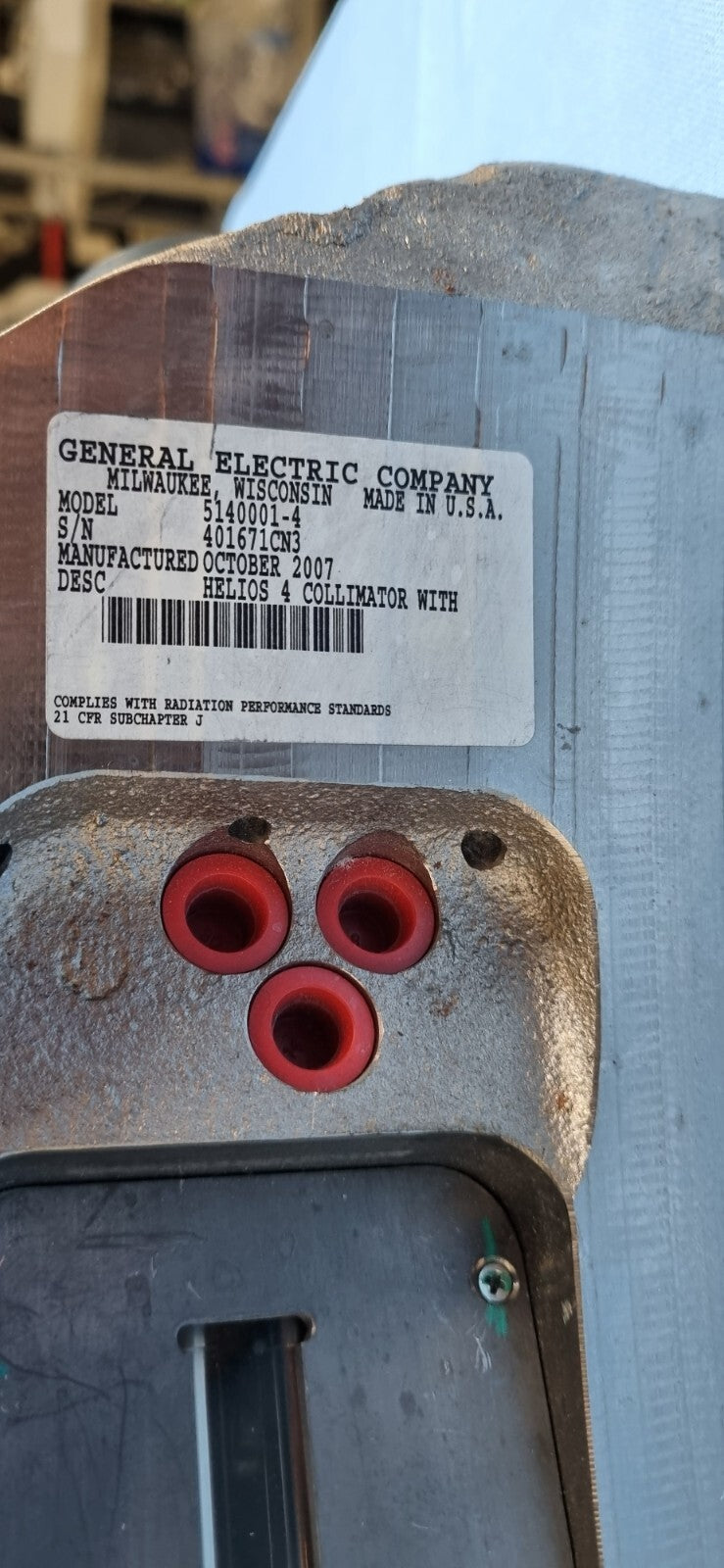 GE LIGHTSPEED PRO 16 SLICE CT  - COLLIMATOR - 5140000-4