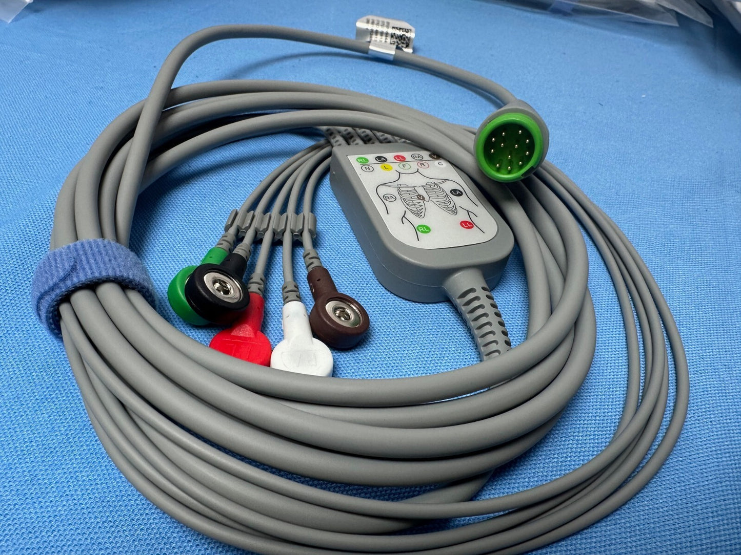 EDAN / Medtronic  ECG Cable 5 Lead 12 Pin AHA 3.4m / RPAYACC010/01.57.472397013