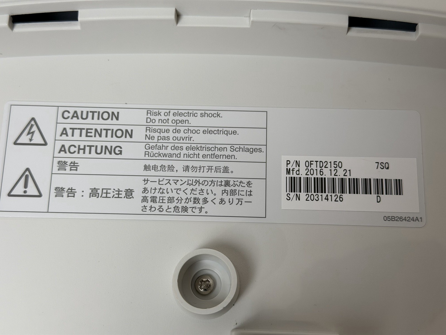 Hitachi  Hi Vision Preirus - MONITOR - EZU-MT28-S1