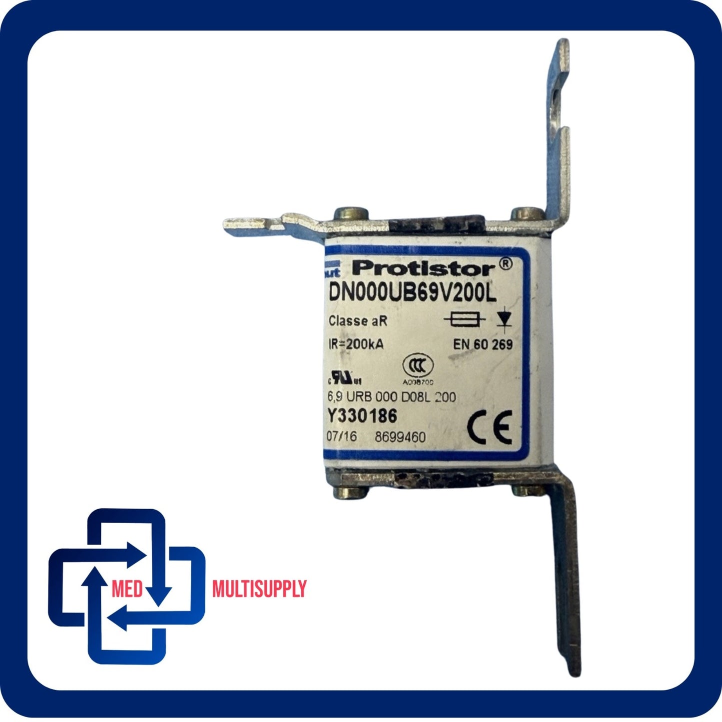 Ferraz Shawmut Protistor DN000UB69V200L 690V 200A Fuse Y330186