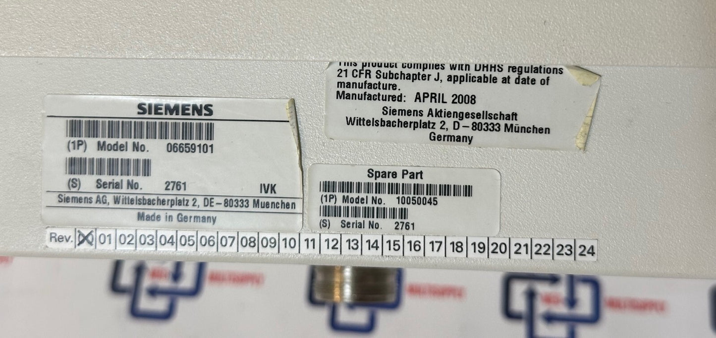 Siemens Mammomat  Control Console P/N 06659101 / 10050045