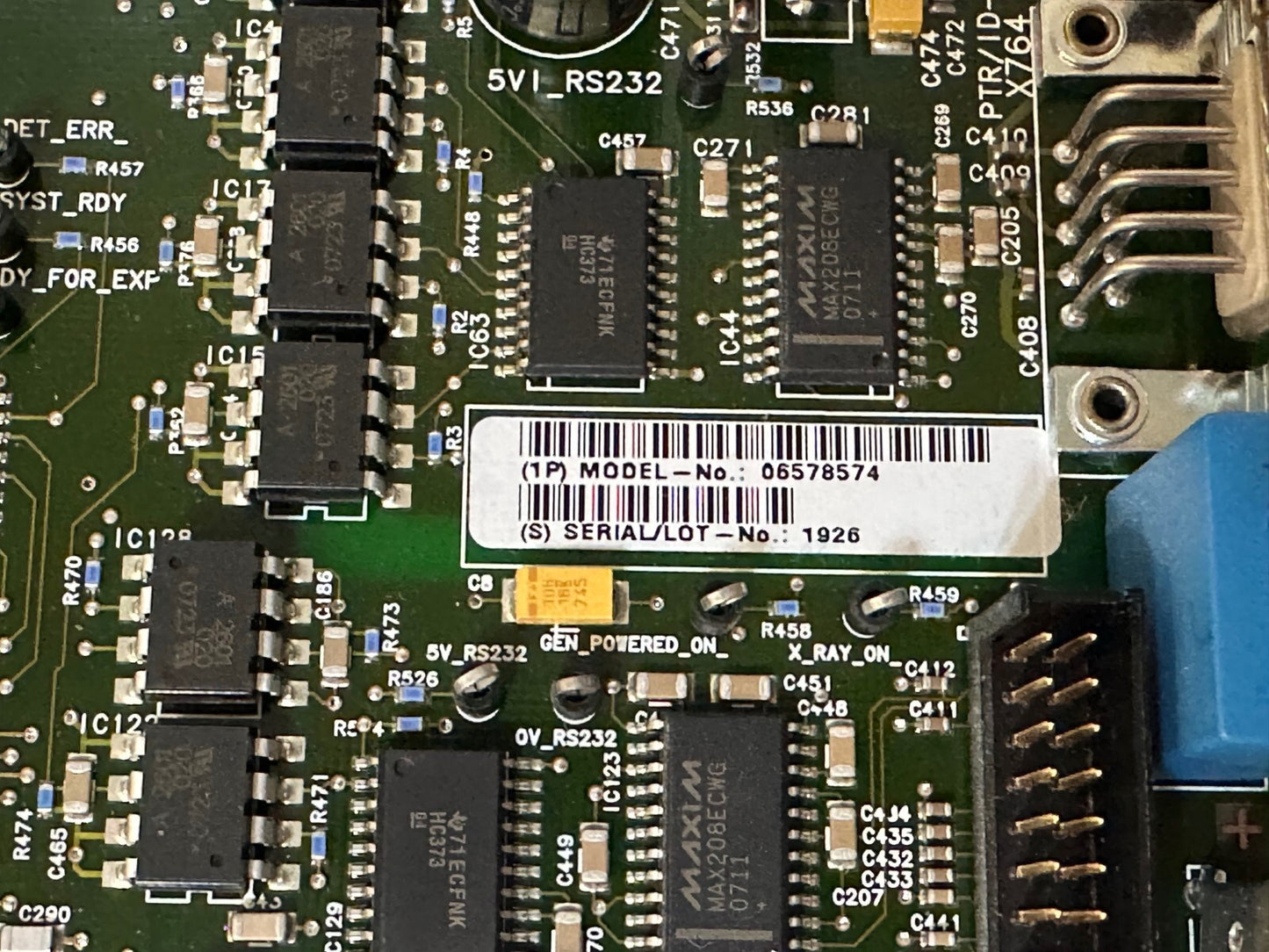 Siemens Mammomat Novation - D750 Master Circuit Board - P/N 06578574