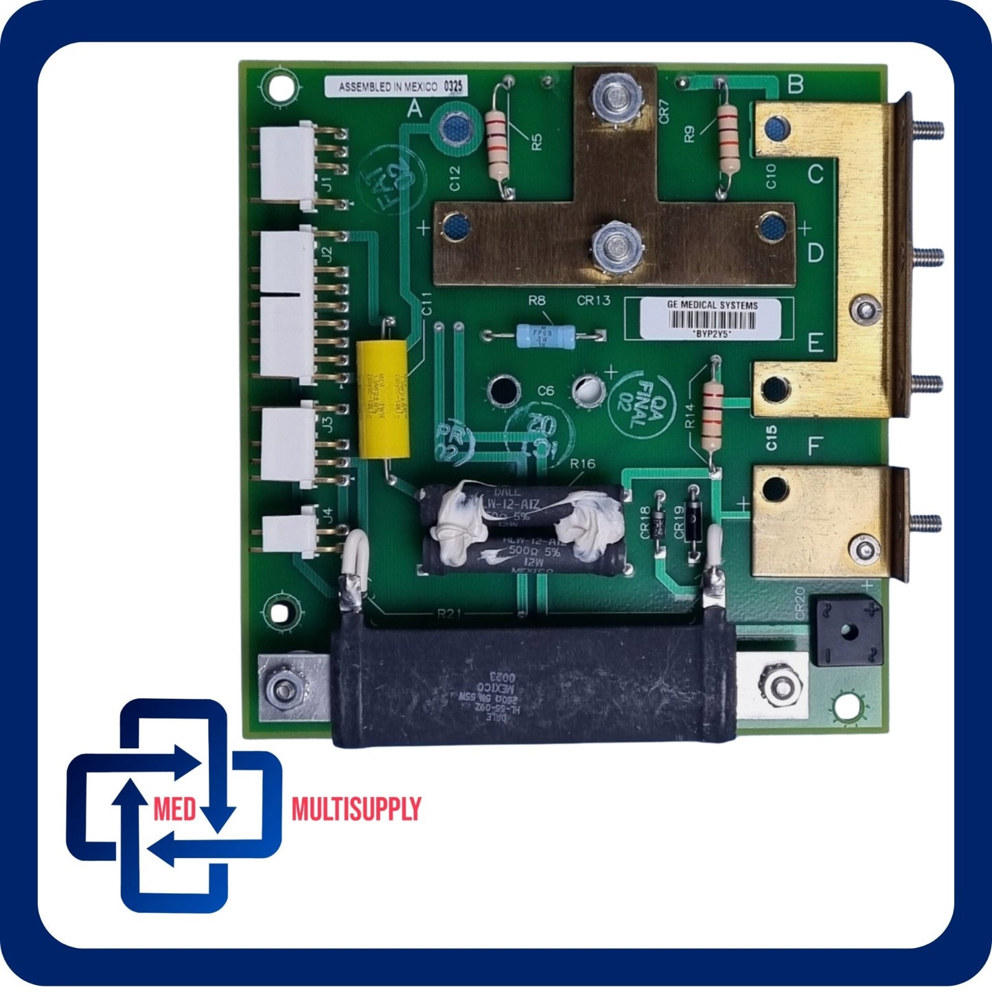 GE AMX-4  GE AMX-4  Capacitor Board - 46-288504 G1-A Rev 0