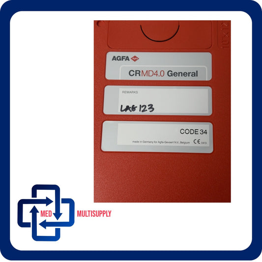 AGFA CR MD4.0 General X-Ray Film Cassette Imaging Plate 10"x12" - Code 34