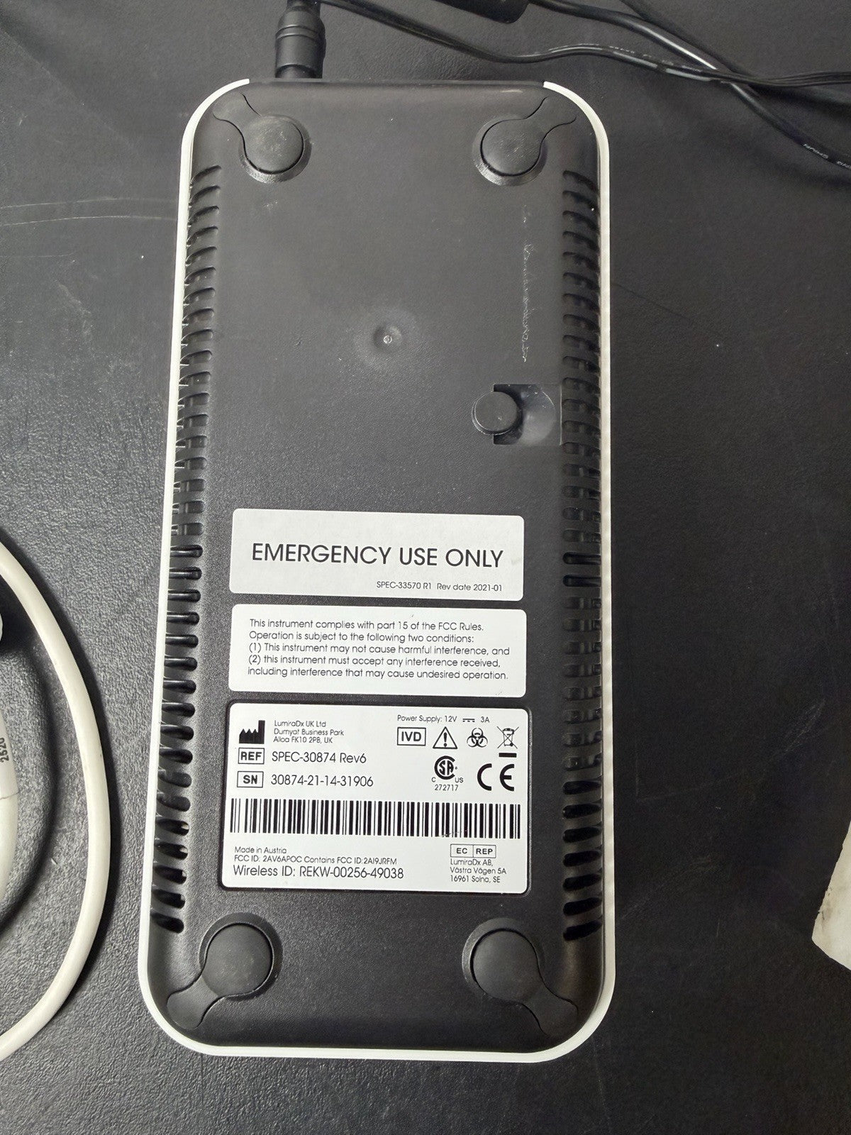 LumiraDx SPEC-30874 Rapid Detection Device