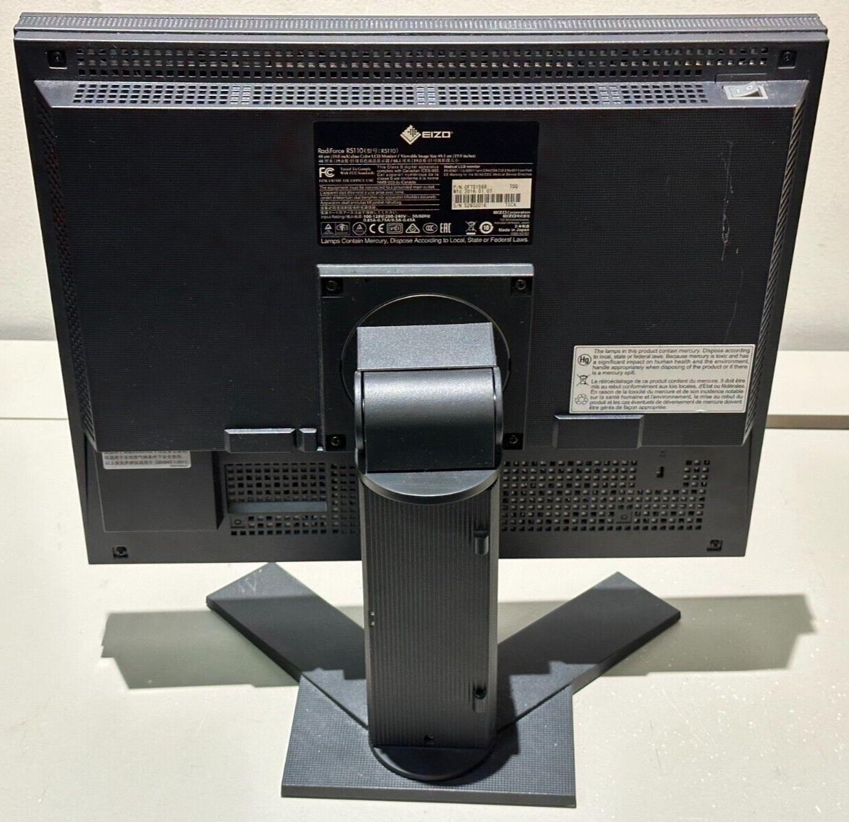 TOSHIBA Aquilion - Monitor EIZO RADIFORCE RS110 P/N 0FTD1568