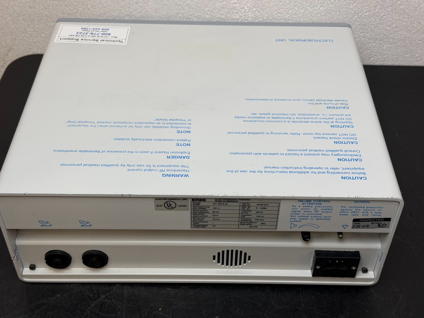ERBE ICC 300 ESU Generator Unit with Footswitch