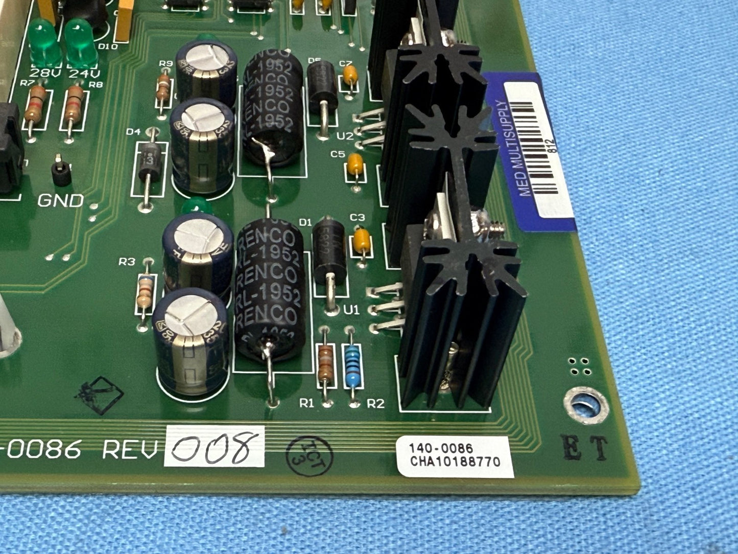 HOLOGIC BONE DENSITOMETER  - Distribution Board 140-0086 - Rev 008