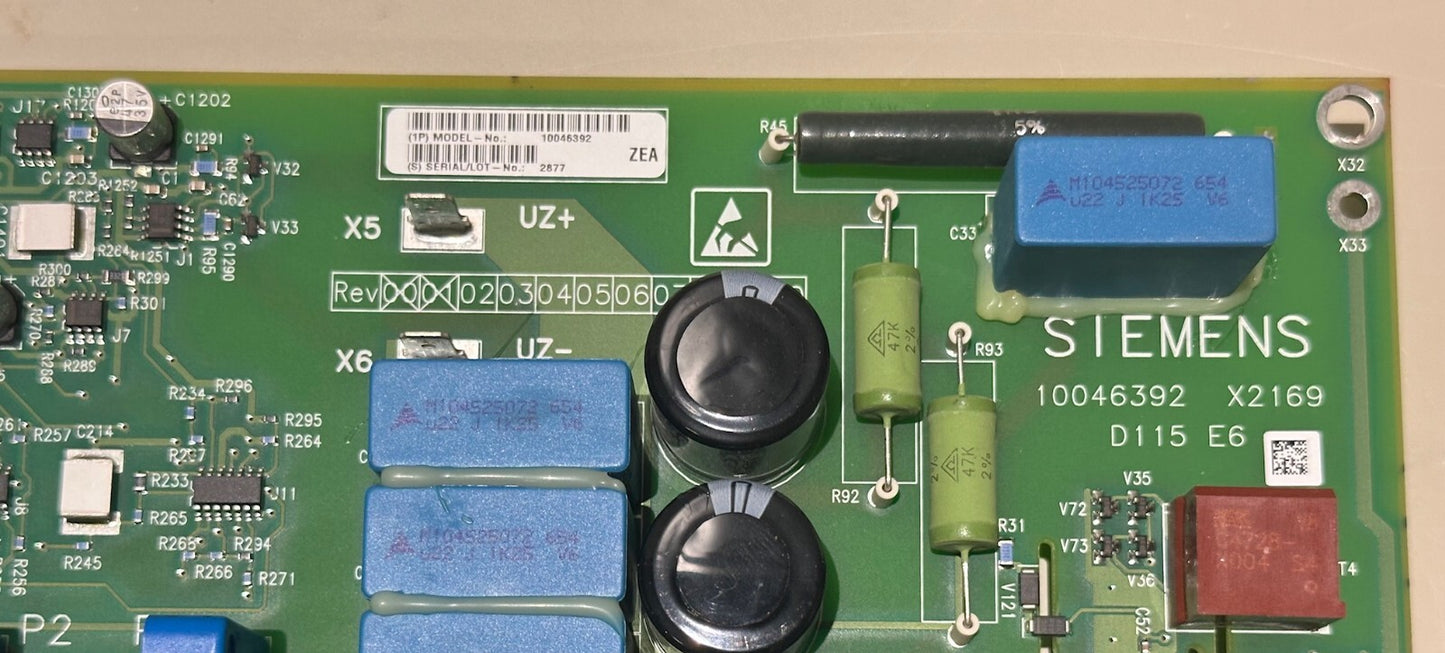 Siemens Arcadis Avantic X2169 BOARD - 10046392