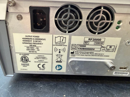 Smith & Nephew RF20000 WereWolf RF Coblation System 72290105