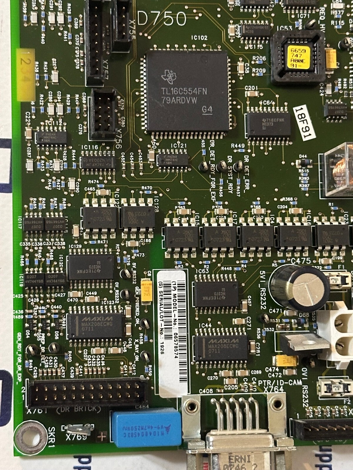Siemens Mammomat Novation - D750 Master Circuit Board - P/N 06578574