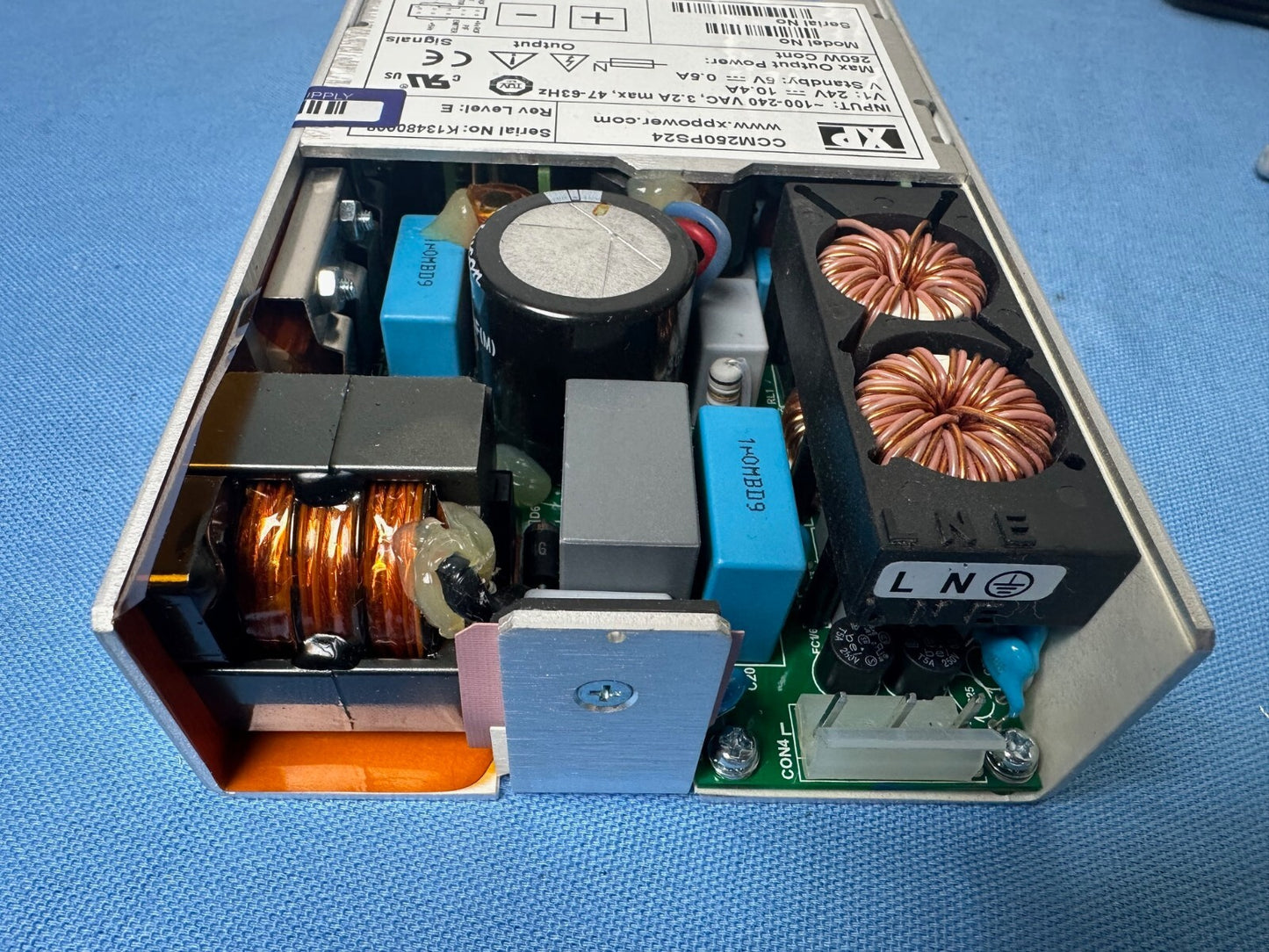XP Power CCM250PS24 250W Power Supply AC/DC 24V 10.4A