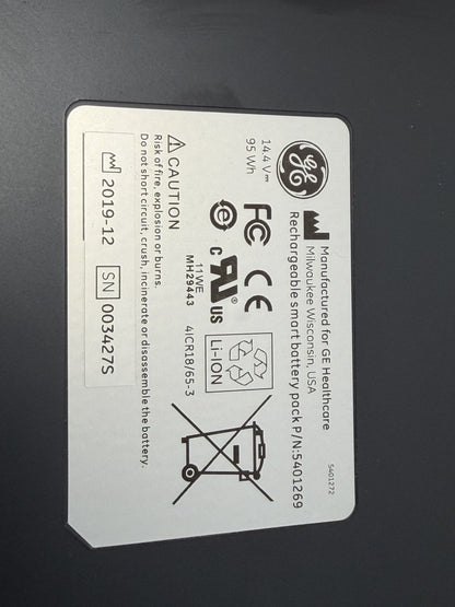 GE HealthCare Vivid S6 - BATTERY - 5401269