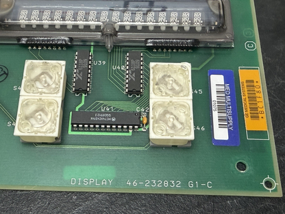 GE AMX4 - Display Board - 46-232832 - G1-C