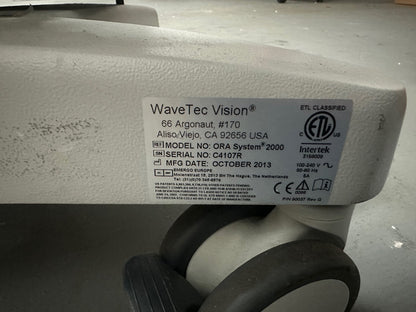 Alcon ORA WaveTec Vision VerifEye System  (Manufactured 2013)