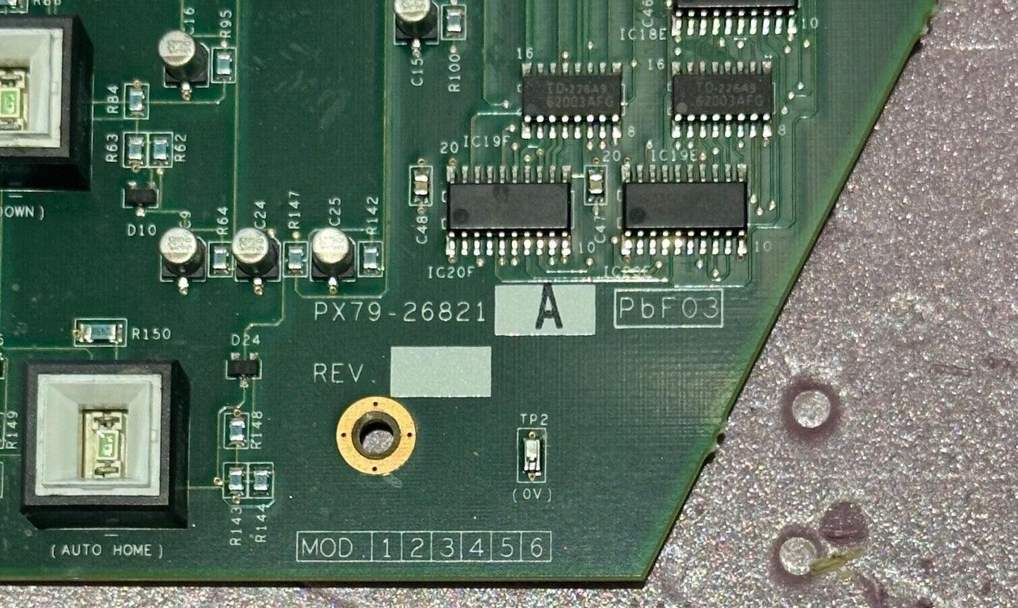 TOSHIBA AQUILION 64  - Left Control Panel -  P/N PX79-26821