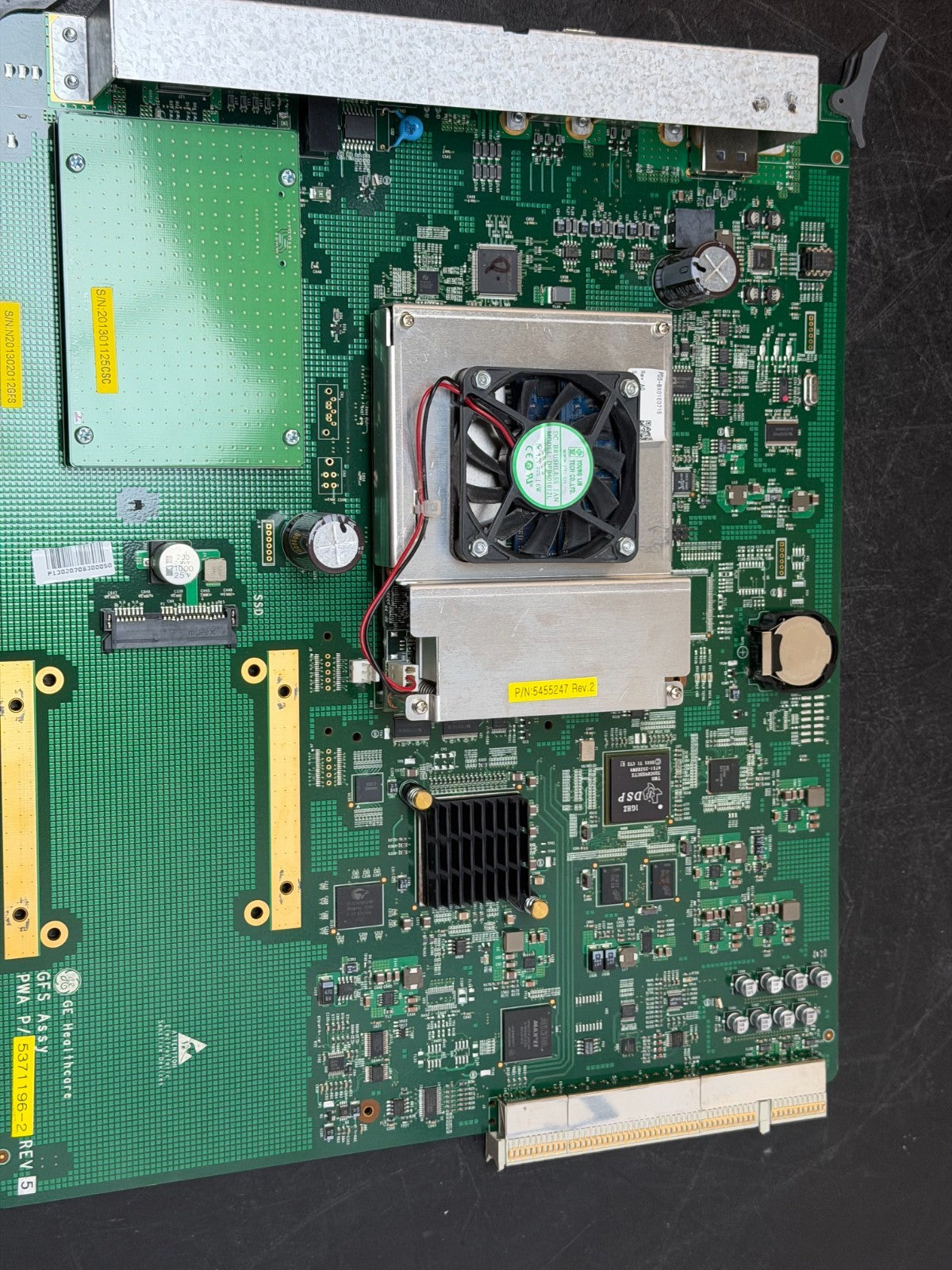 GE Logiq S7 Expert Ultrasound - GFS Board Assembly 5371196-2 - Rev 5