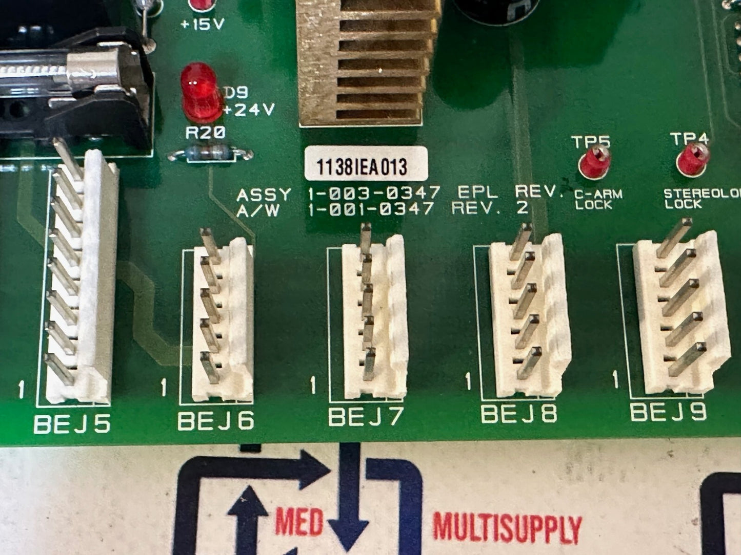 Hologic Selenia / Lorad M-IV -  POWER SUPPLY BOARD P/N  1-003-0347