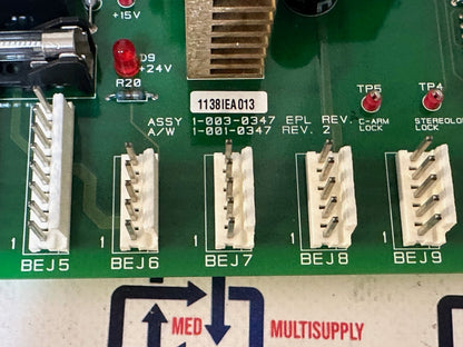 Hologic Selenia / Lorad M-IV -  POWER SUPPLY BOARD P/N  1-003-0347