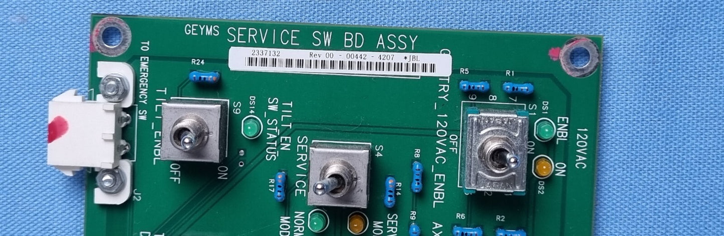 GE LIGHTSPEED PRO 16 SLICE CT - SERVICE SWITCH BOARD - 2337132