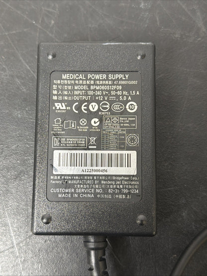 MEDICAL POWER SUPPLY BPM060S12F09  12V  5A