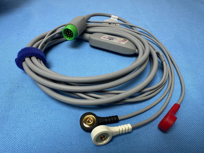 EDAN / Medtronic  ECG Cable 3 Lead 12 Pin AHA 3.4m / RPAYACC029/01.57.472398013