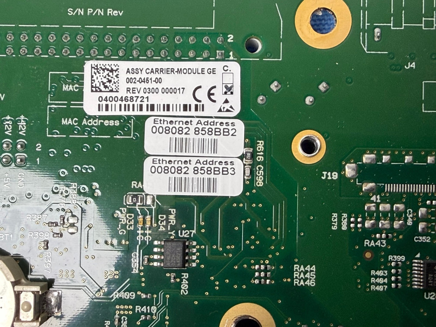 GE CARESCAPE Central Station MAI 700 - MAIN BOARD 701-198
