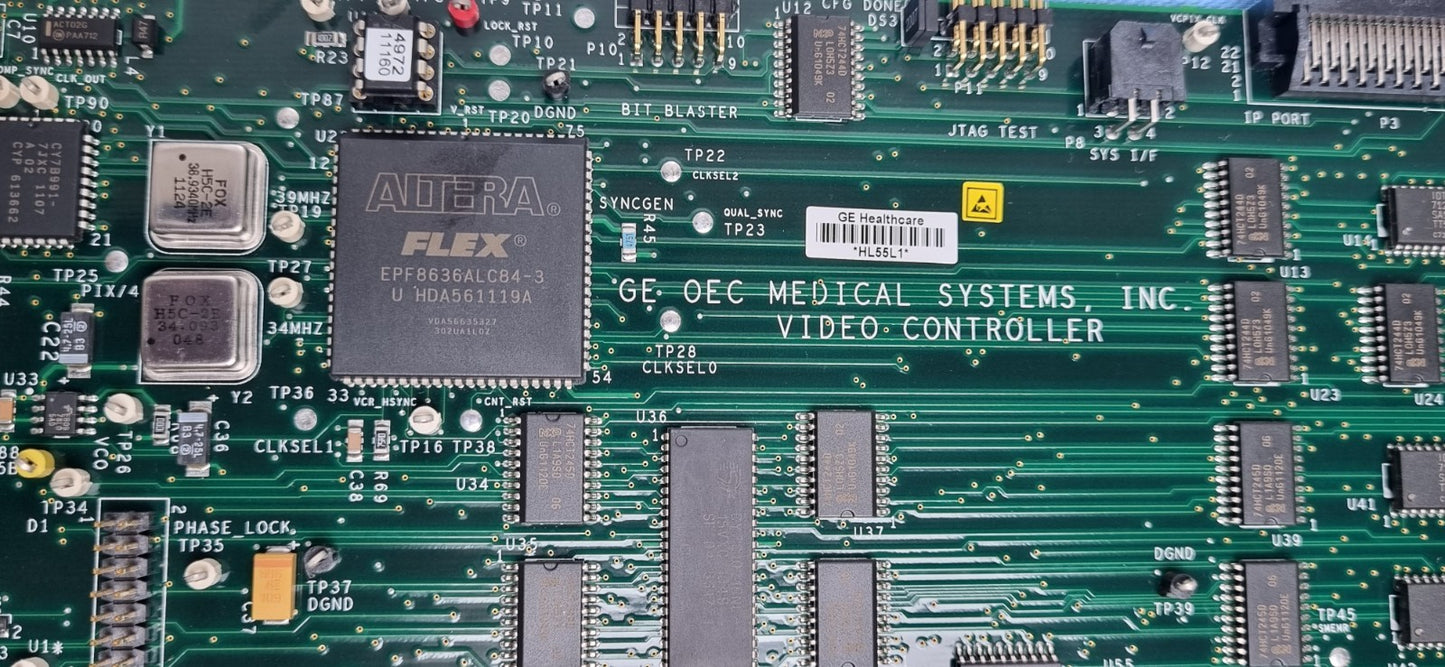 GE OEC 9800 C-Arm  - Video Controller Board - 5260471 - Rev 2