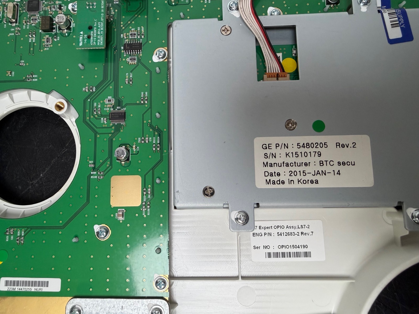GE Logiq S7 Expert Ultrasound - OPIO ASSY 5412683-2