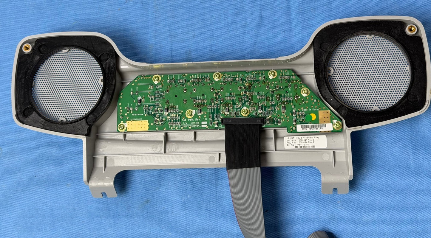 GE LOGIQ P5 - Sub Keyboard Assembly 5398341 - REV 4